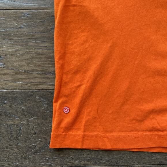 JORDAN T-Shirt Mens Sz Large Orange Artist Series Darien Birks Barber Shop - Picture 4 of 6